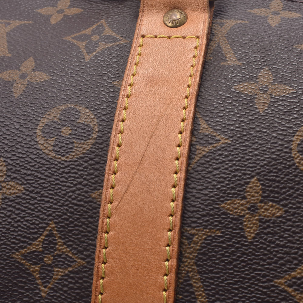 LOUIS VUITTON Monogram Keepall Brown Canvas Boston Bag - Picture 8 of 9